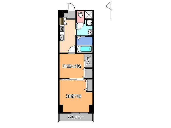 プレステージ宇都宮の物件間取画像